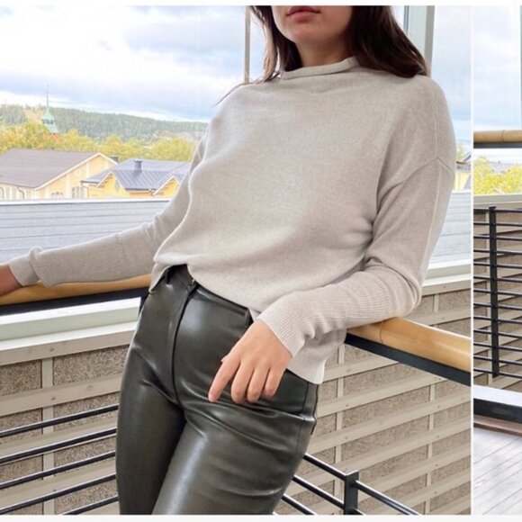 Sweaters - Wilfred merino Cyprie light marled grey xs